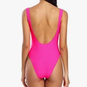 Bright Coral One Piece Swimsuit